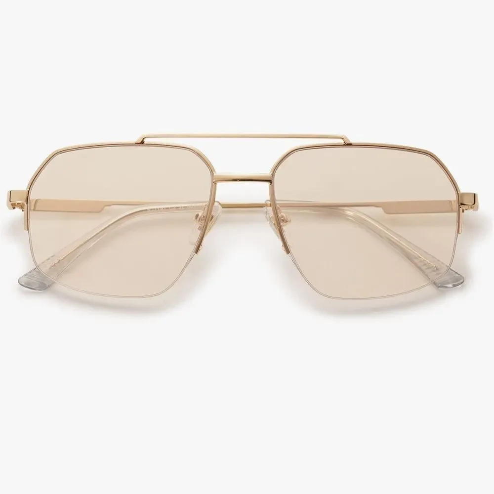 Clear trendy sunglasses